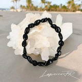 Bracelet pierre roulée en Tourmaline Noire - La Pierre FR