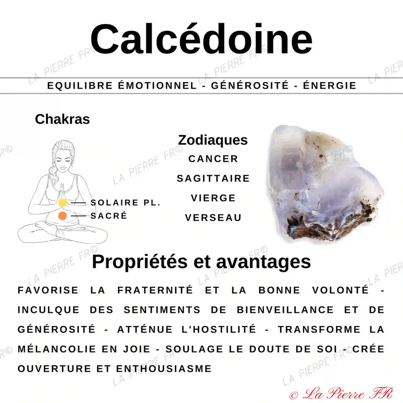 Calcédoine Bleue Fancy (Namibie) - Lot de 2 Pierres Roulées (2-3cm) minéraux