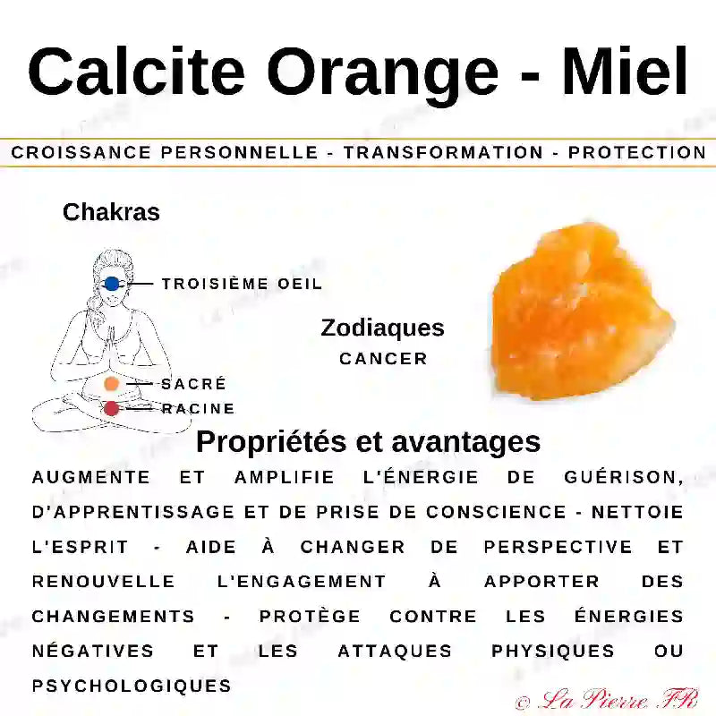 Pendentif Calcite Orange Naturelle Goutte Argent 925 pendentif calcite, calcite orange