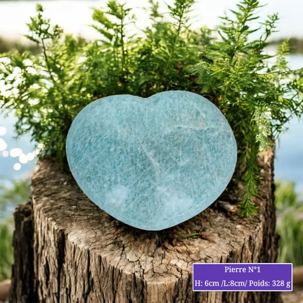 Cœur en Amazonite minéraux