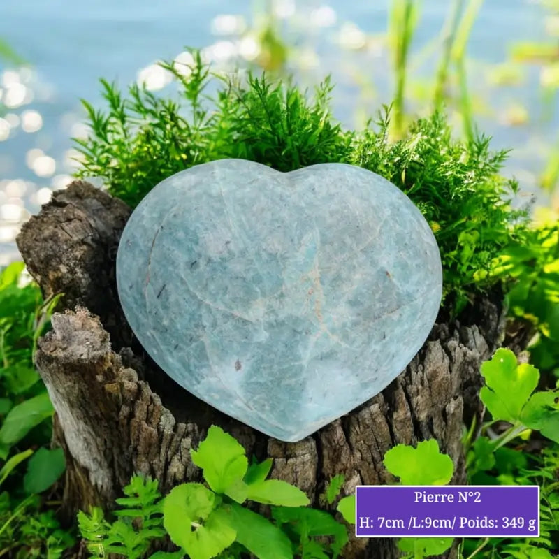 Cœur en Amazonite minéraux