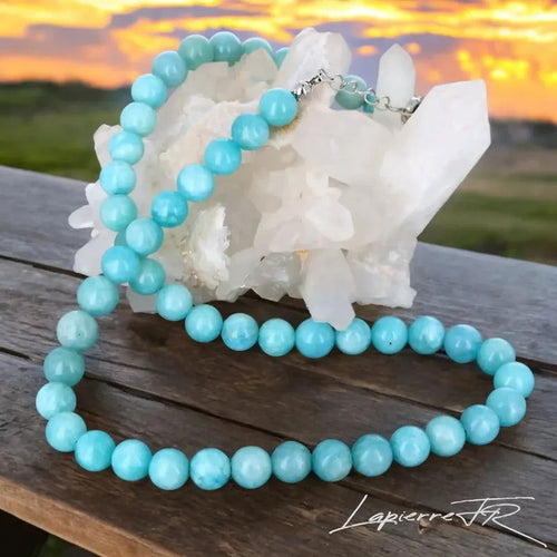 Collier pierre Amazonite naturelle – Douceur & Harmonie