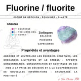 Collier en Fluorite (fluorine) - La Pierre FR