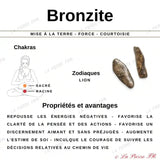 Collier pierres naturelles en Bronzite - La Pierre FR