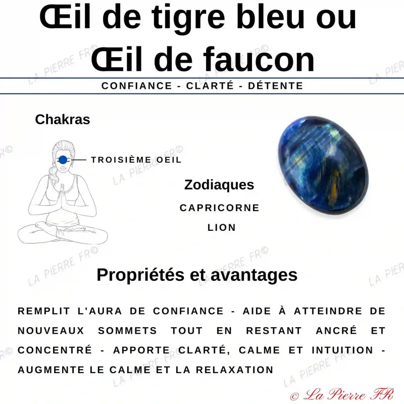 Vertus du collier  en Œil de Faucon - La Pierre FR