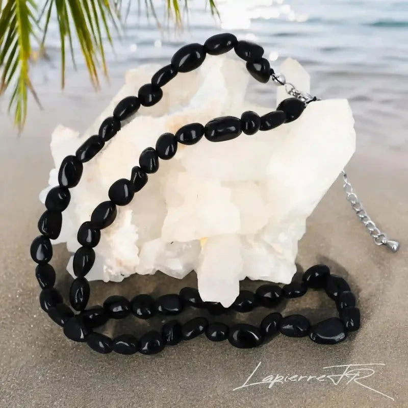 Collier Obsidienne Œil Céleste Pierres Naturelles La Pierre Fr