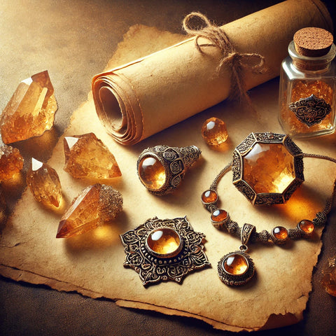 Histoire et Origine citrine