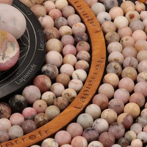 Perles Opale Rose en pierre naturelle - Qualité AA+