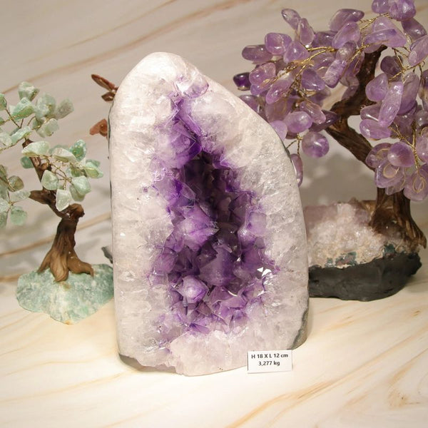 Géode Améthyste d'Uruguay - La Pierre FR