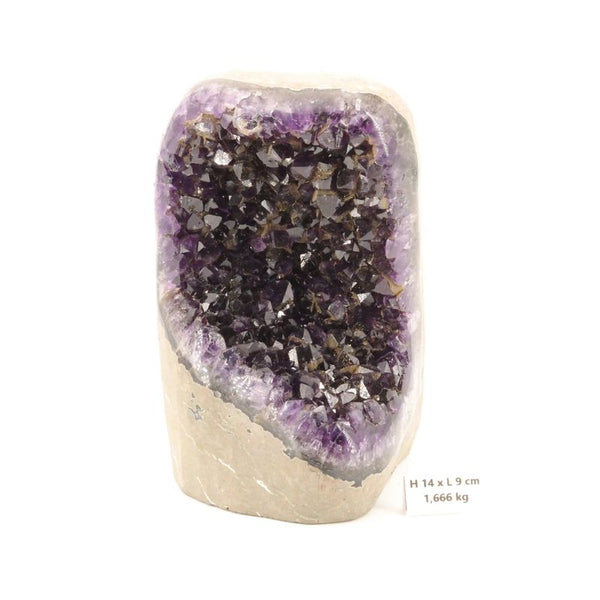 Géode Améthyste d'Uruguay 1.666 Kg - La Pierre FR