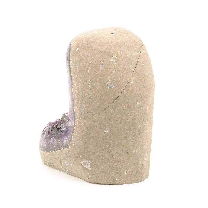 Géode Améthyste d'Uruguay de grande taille, amas de quartz violet naturel de décoration