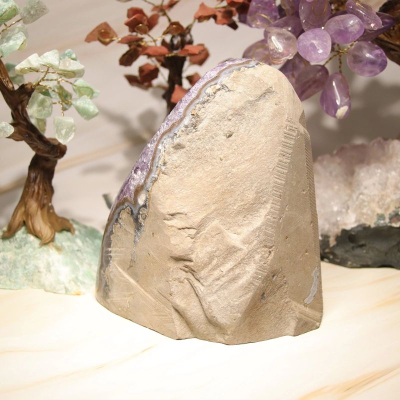 Géode Améthyste d'Uruguay à poser de 1.158 Kg - La Pierre FR