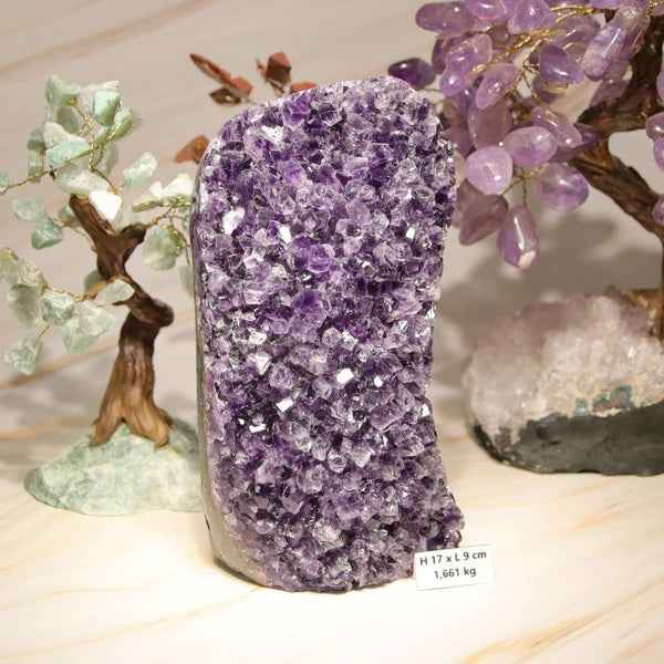 Géode Améthyste d'Uruguay à poser de 1.661 Kg - La Pierre FR