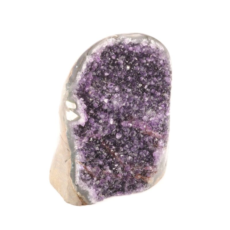 Géode Améthyste d'Uruguay à poser de 598g - La Pierre FR