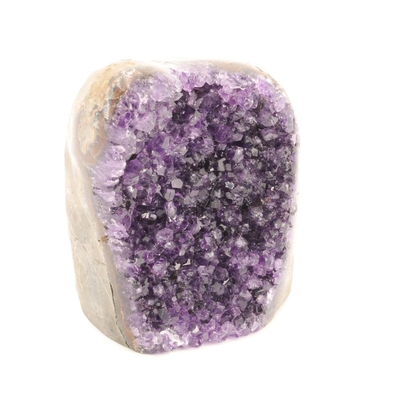 Géode Améthyste d'Uruguay à poser de 671g - La Pierre FR