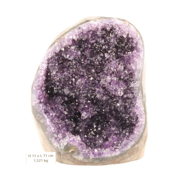 Géode Améthyste d'Uruguay de 1.521 Kg - La Pierre FR