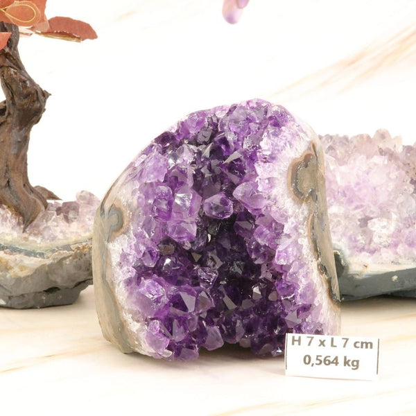 Géode Améthyste d'Uruguay de 564g - La Pierre FR