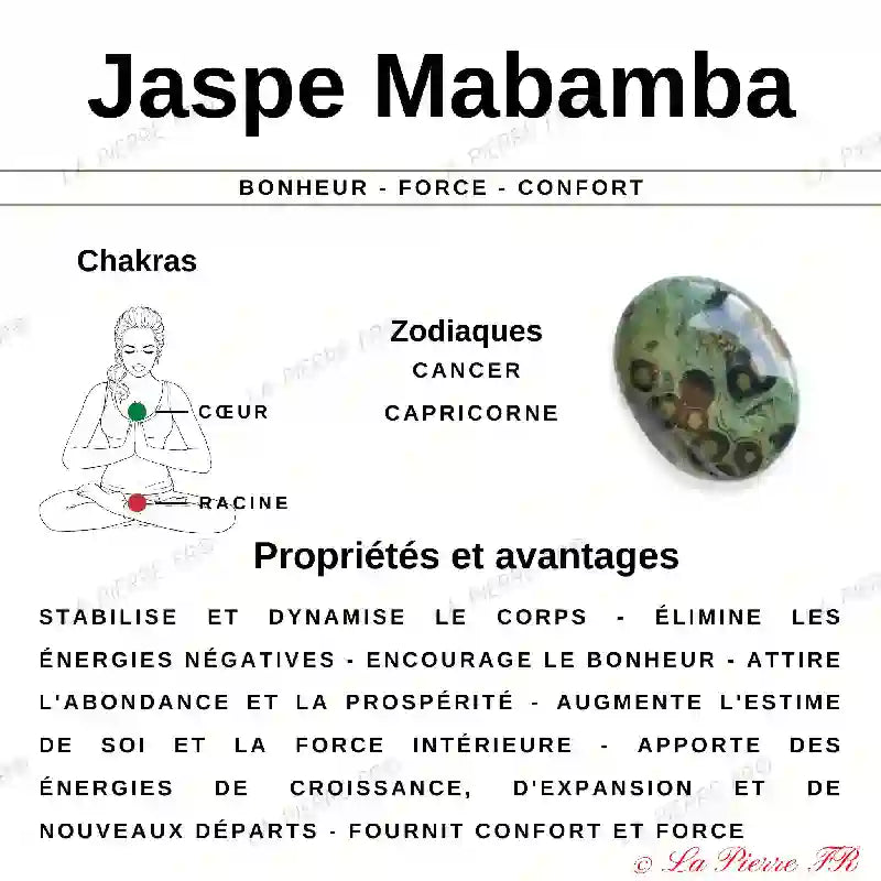 Pendentif Jaspe Mabamba Naturel Forme Goutte pendentif pierre