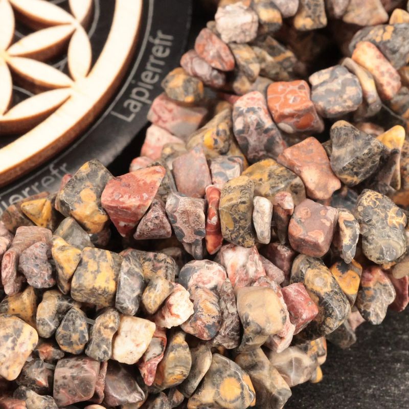 Jaspe léopard | Perles pierres naturelles - La Pierre FR