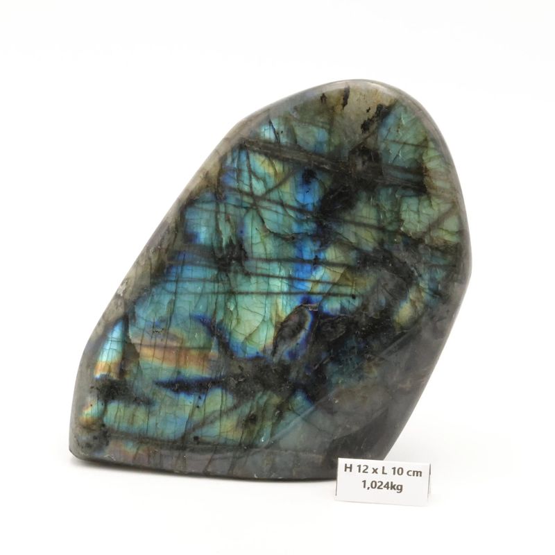 Labradorite 1,024Kg de Madagascar - La Pierre FR