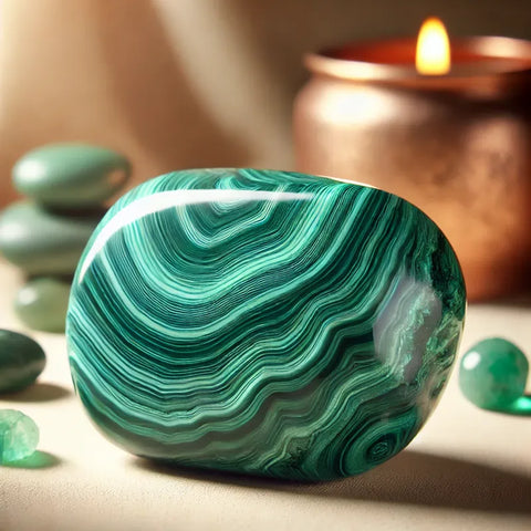 Malachite, pierre de guérison émotionnelle