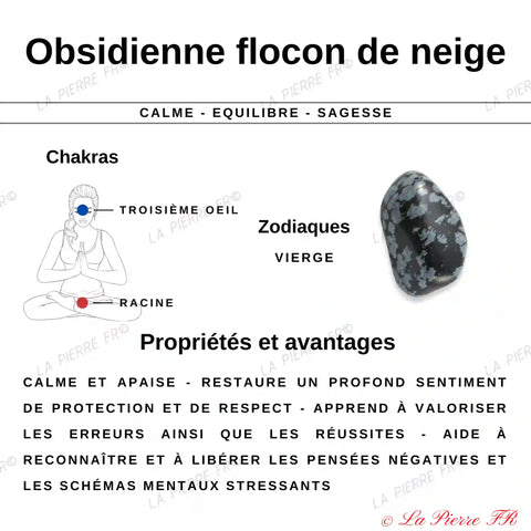 vertus obsidienne neige
