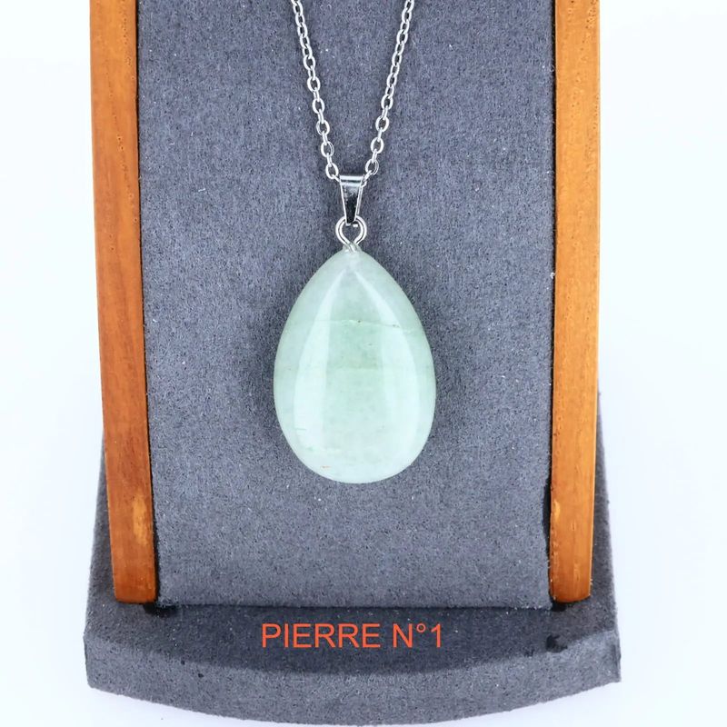 Pendentif Amazonite| Pendentif pierre naturelle - La Pierre FR