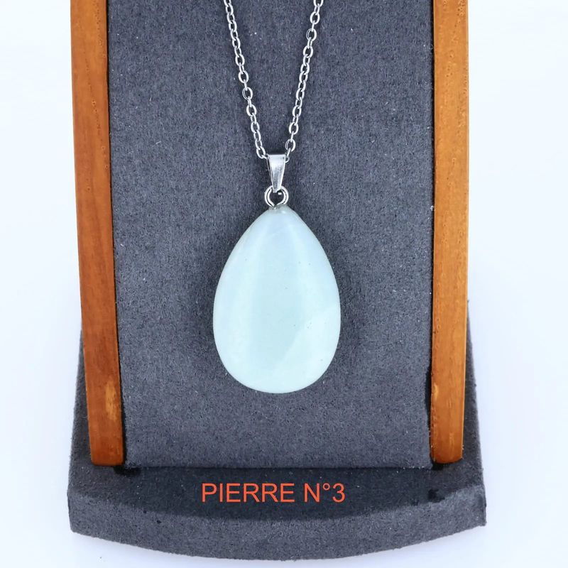 Pendentif Amazonite| Pendentif pierre naturelle - La Pierre FR