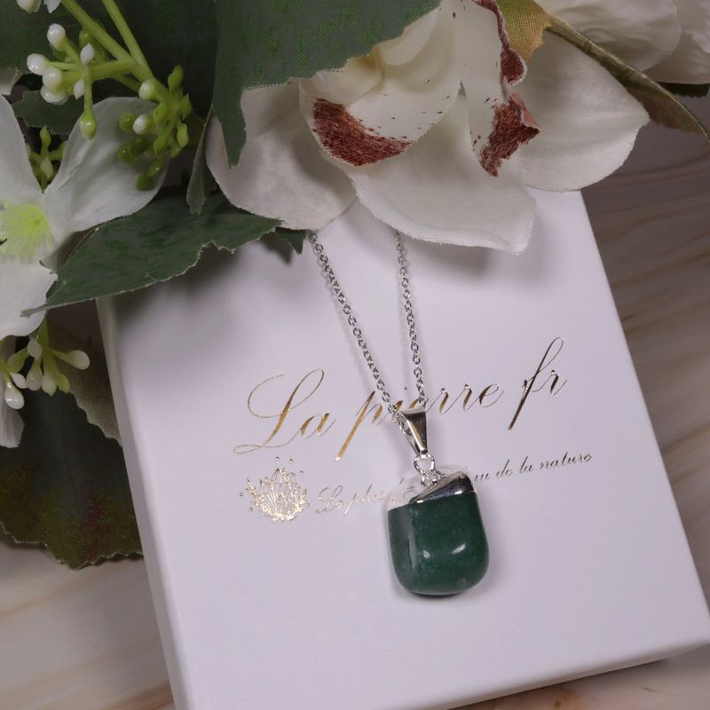 Pendentif Aventurine Verte - La Pierre FR