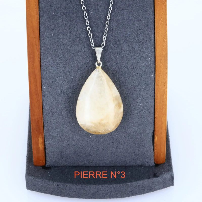 Pendentif Citrine | Pendentif pierre naturelle - La Pierre FR
