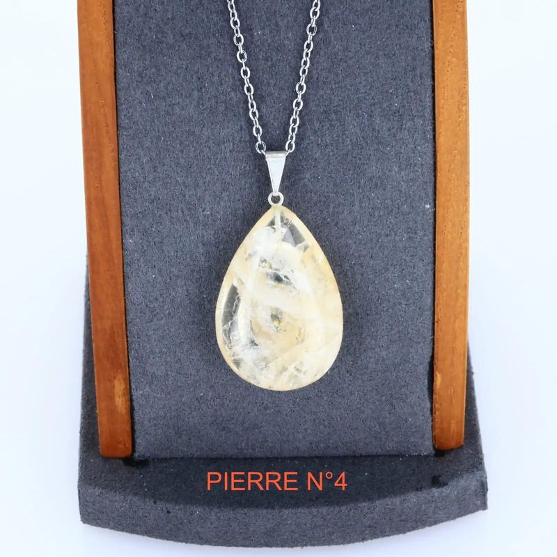 Pendentif Citrine | Pendentif pierre naturelle - La Pierre FR