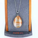 Pendentif Cornaline | Pendentif pierre naturelle - La Pierre FR