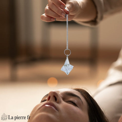 Pendule Merkaba (Cristal de Roche)