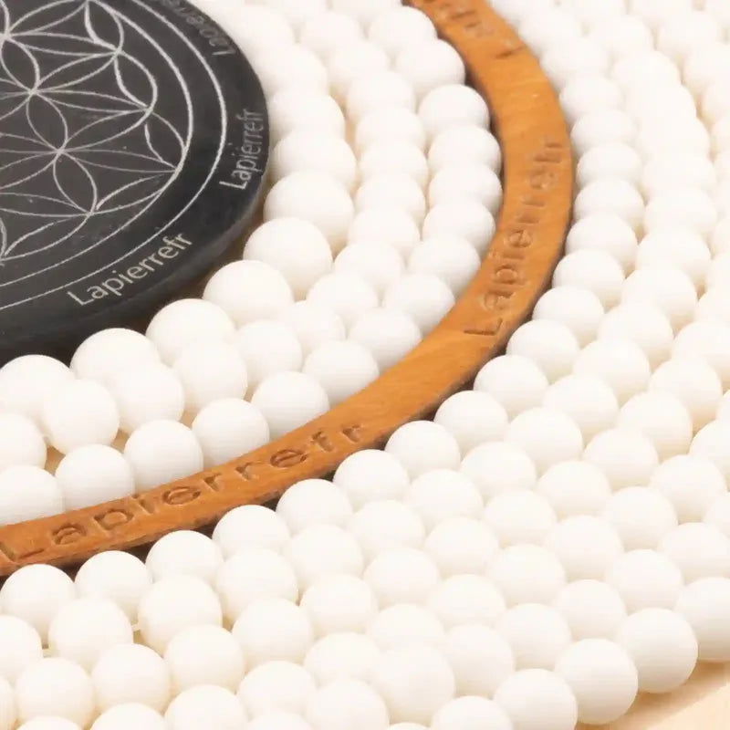 Perles Onyx blanc en 4mm 6mm 8mm & 10mm | Perles pierres naturelles - La Pierre FR