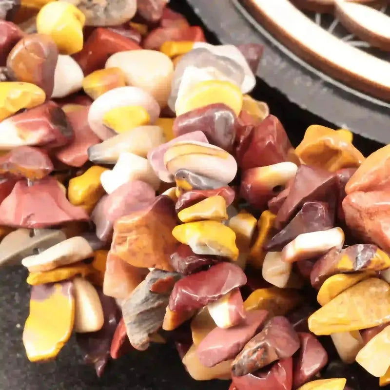 Perles pierres naturelles Jaspe Mokaite - La Pierre FR