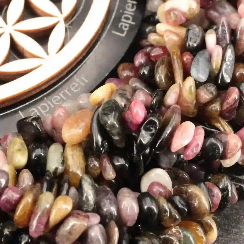 perle de pierre en tourmaline