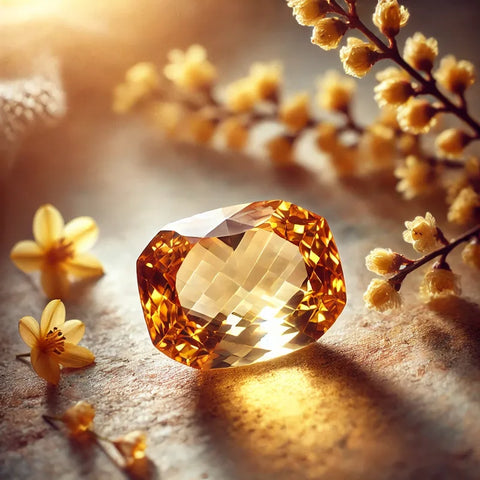 Pierre de citrine, symbole d'abondance et de joie