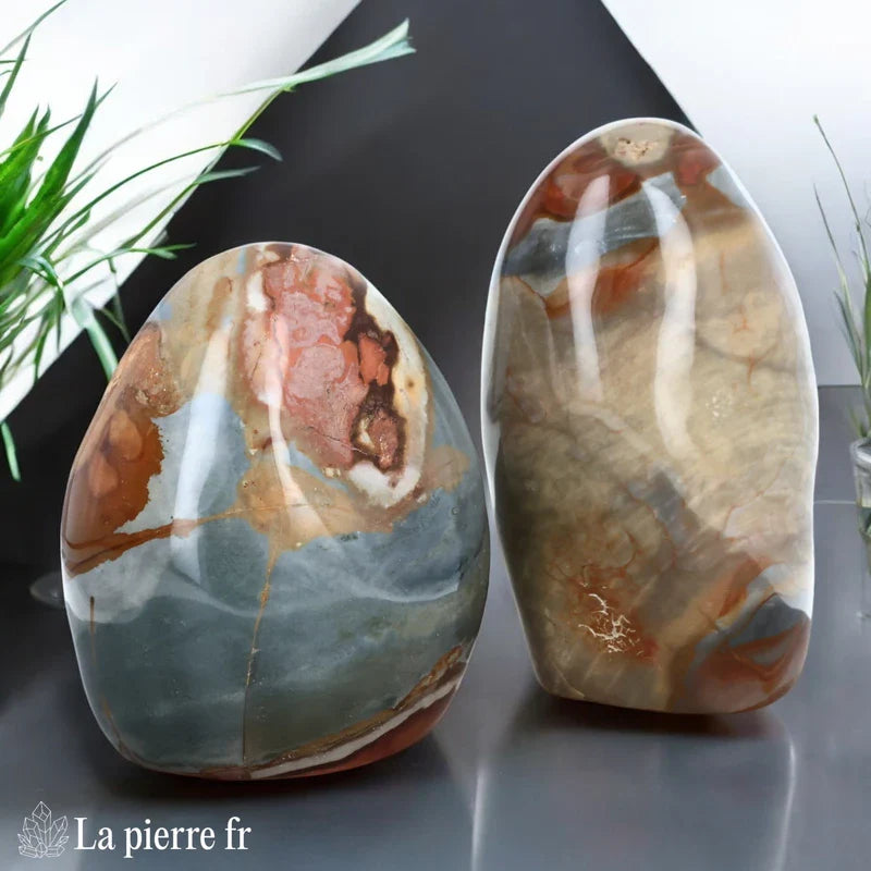 Pierre en Jaspe Impérial naturelle pour lithothérapie et méditation