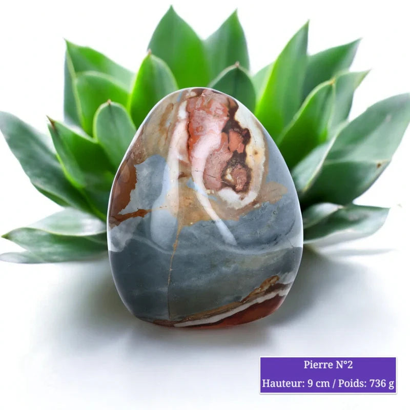 Pierre en Jaspe Impérial - Forme Libre minéraux