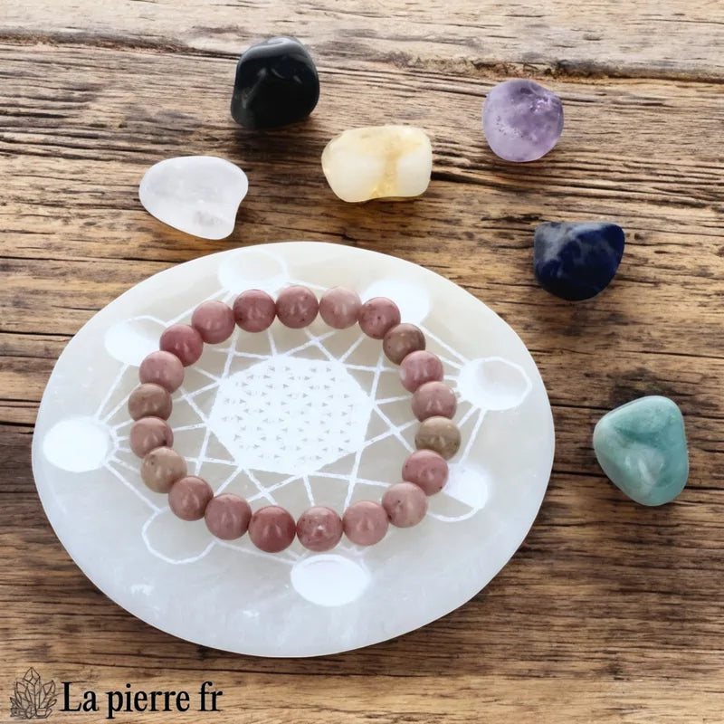 Plaque Sélénite Cadran Lunaire (10cm) - Purification & Rechargement | La Pierre Fr