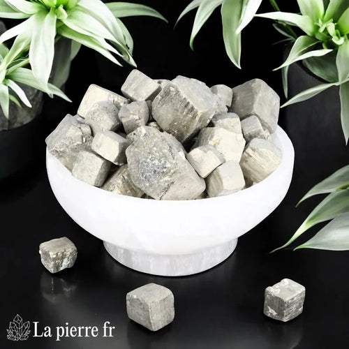 Pyrite Cubique Naturelle, Lot de 80 g de Cubes Bruts
