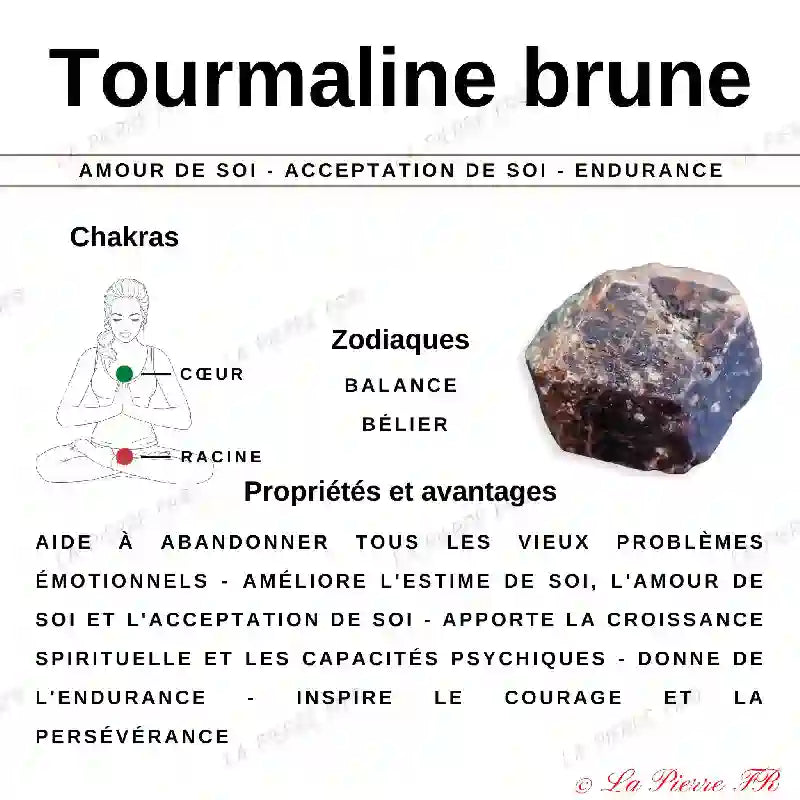 26 perles Tourmaline Brune (Œil de Chat) rectangulaire perle pierre naturelle