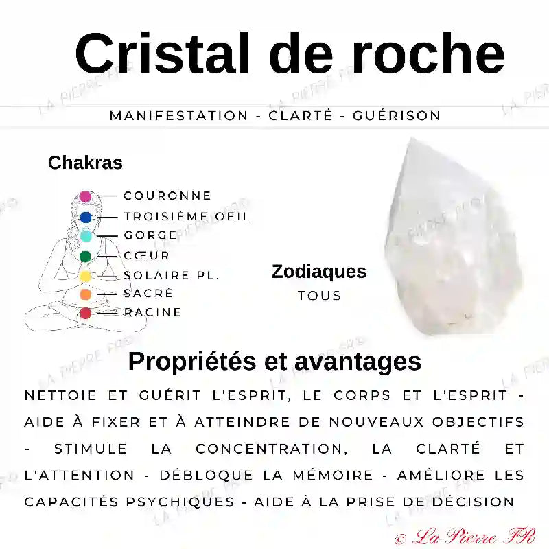 vertus Cristal de Roche 