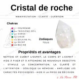 vertus du cristal de roche
