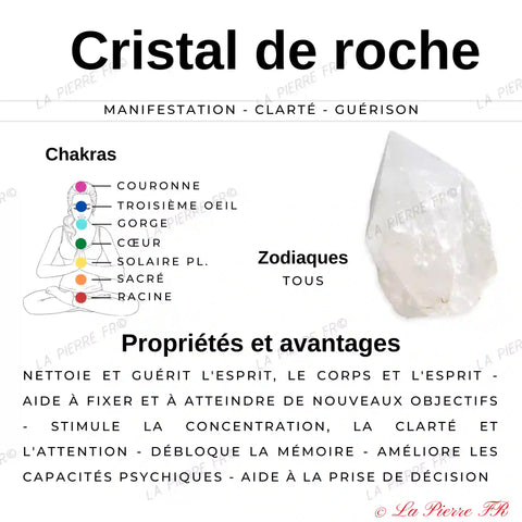 vertus du cristal de roche