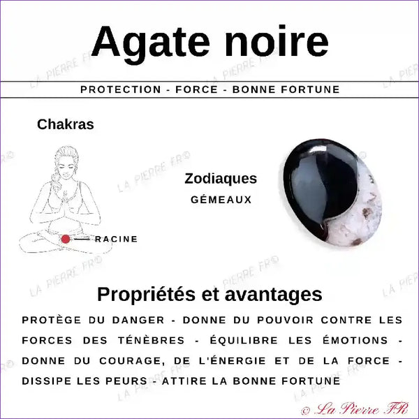 Agate Noire: Perles en pierre naturelle ronde et plate 4mm (Heishi) – Fil de 36cm perle