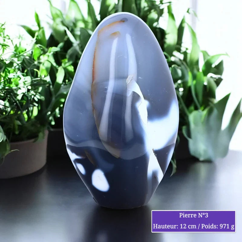 Pierre en Agate Orque - Forme libre minéraux