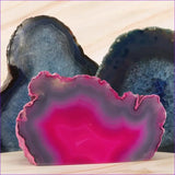 Agate rose | Pierre à poser polie 1 face - La Pierre FR