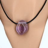 Pendentif pierre Amétrine (roulée & percée)