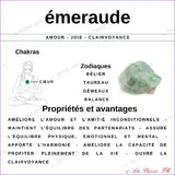 Bague Émeraude en argent rhodié (Odyssea) bague et pierre